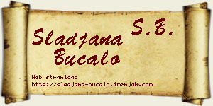 Slađana Bucalo vizit kartica